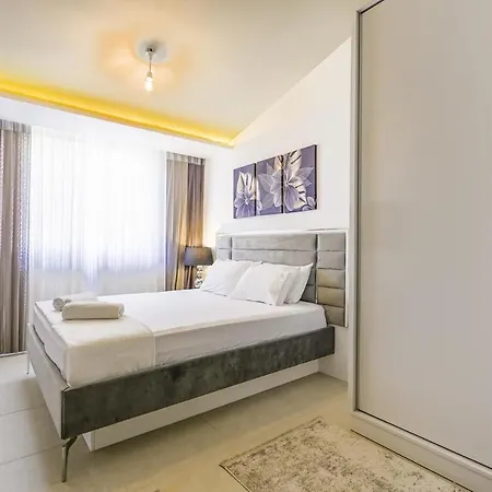 Sea View Stylish Flat W Shared Pool In Alanya Apartment *